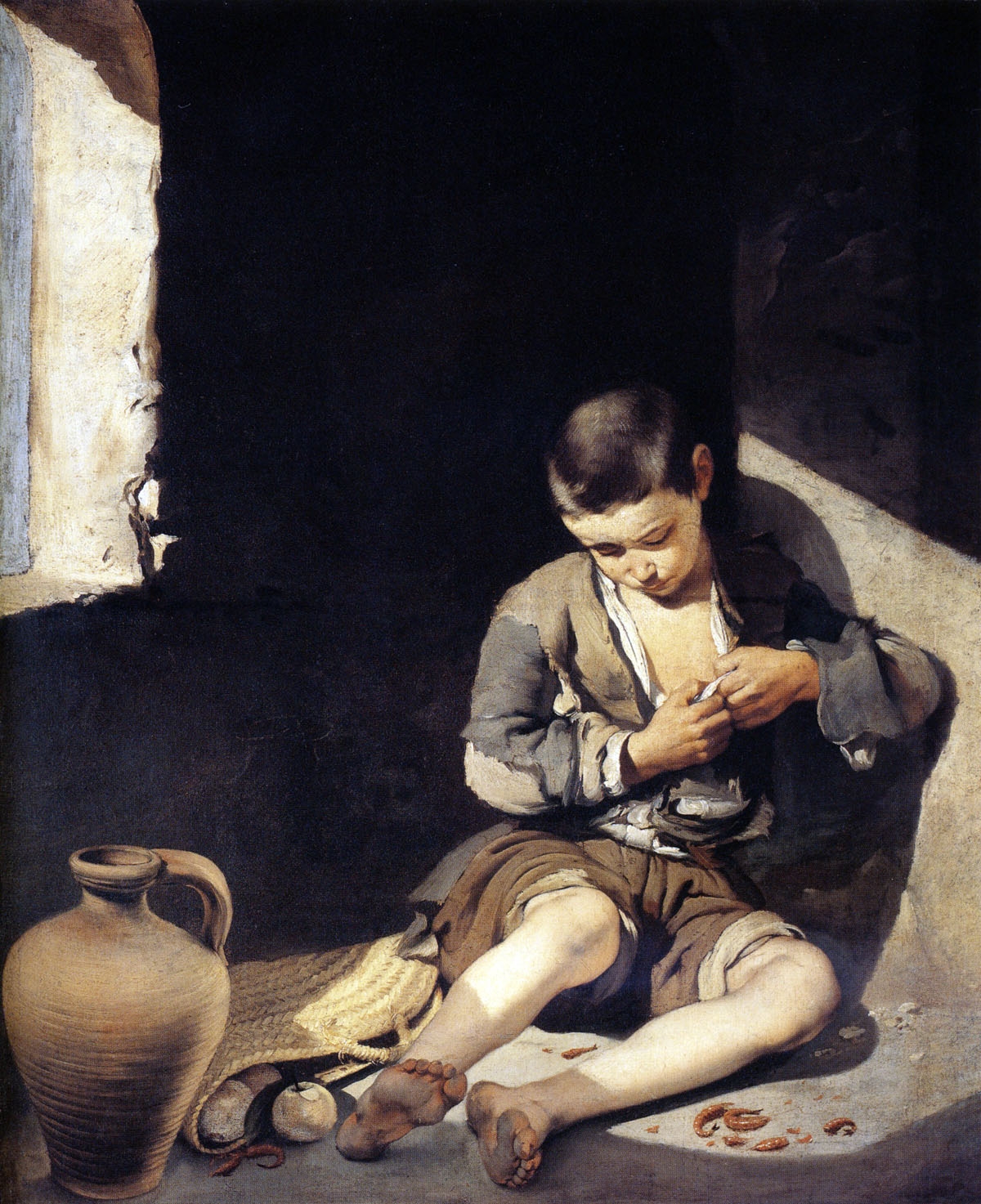 Le jeune mendiant peint par Bartolomé Esteban Murillo