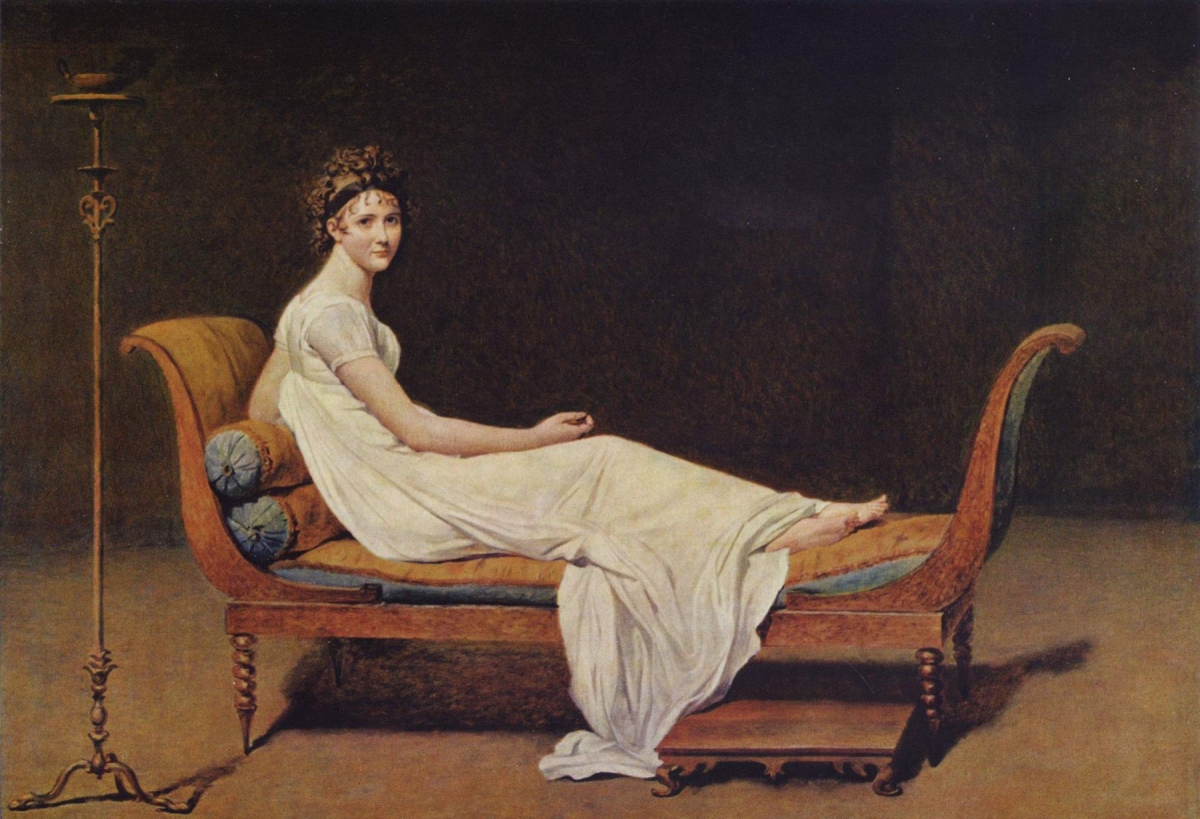 Madame Récamier tableau peint par Jacques-Louis David en 1800