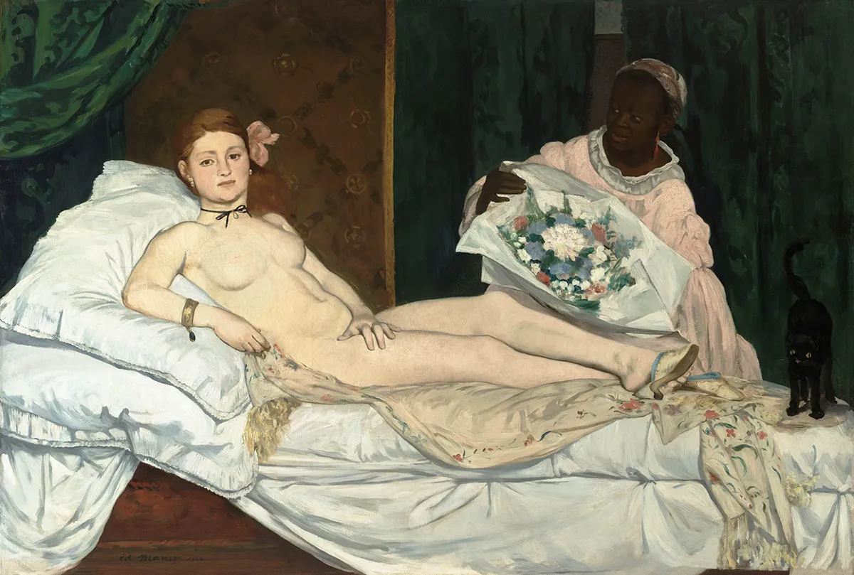 Olympia tableau de Edouard Manet peint en 1863