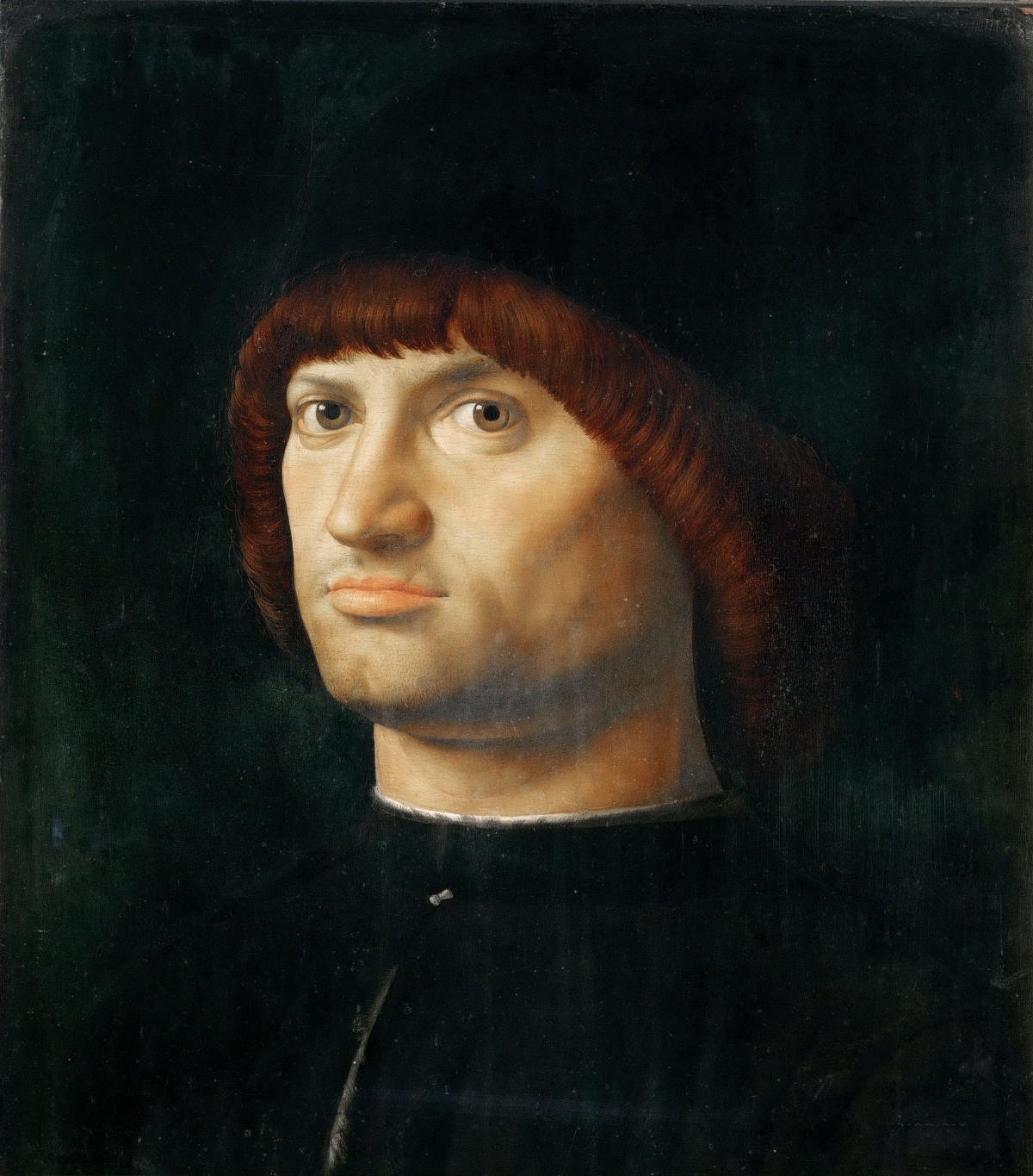 Portrait d'homme (Le Condottiere) tableau peint par Antonello de Messine
