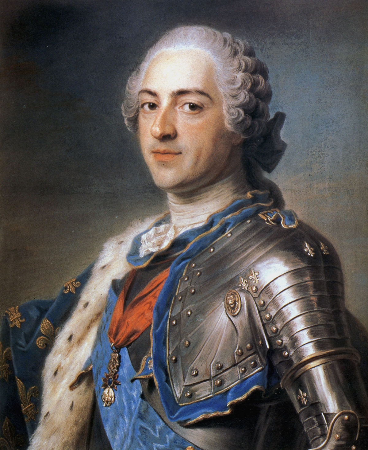 Portrait de Louis XV par Maurice Quentin de La Tour